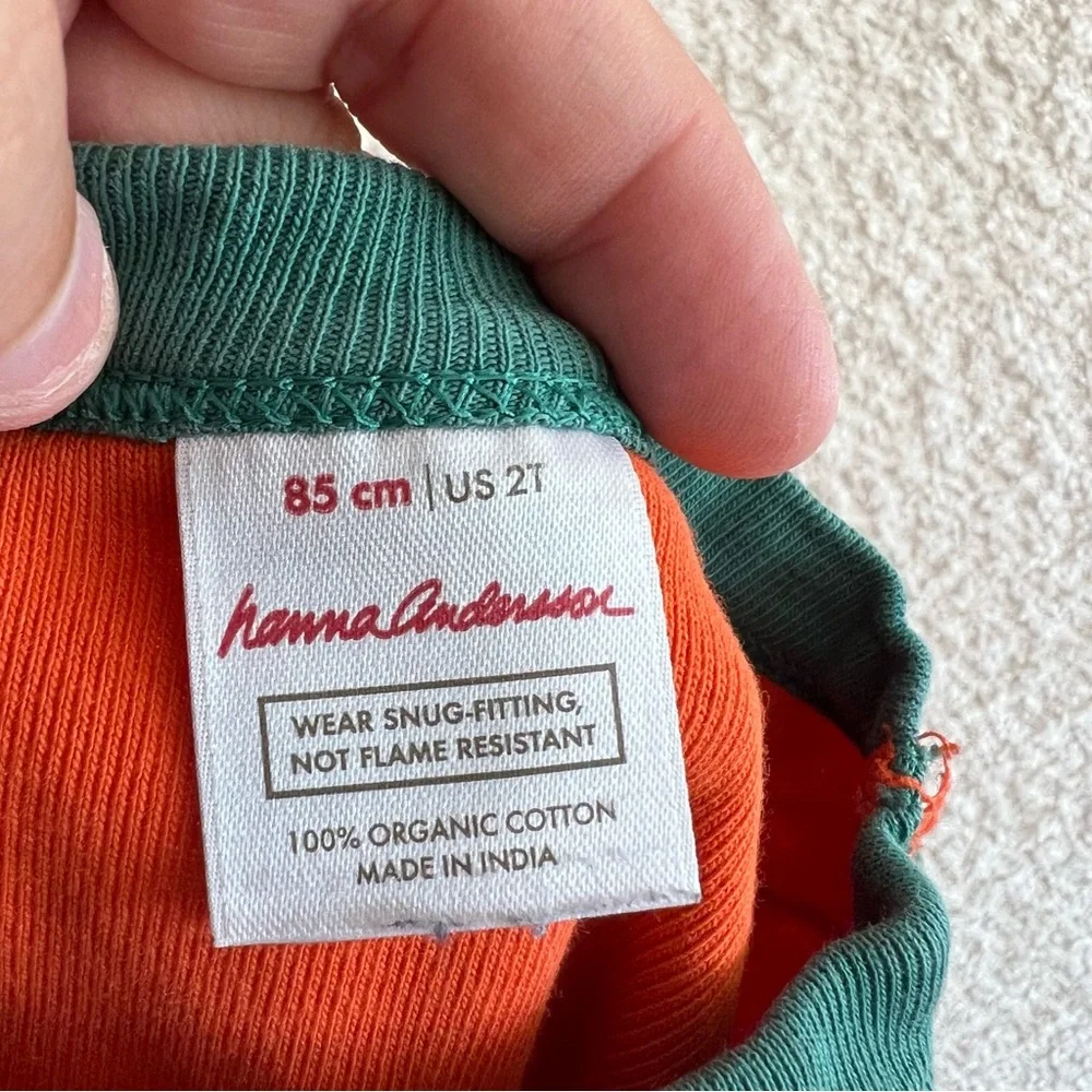 Hanna Andersson Jack O Lantern‎ Halloween Toddler Matching Set Pajamas Size 2T